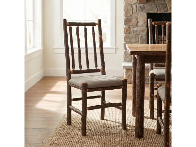 Hickory Bistro Spoke Back Side Chair - Cinnamon Seat 1