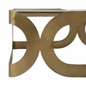 EMMETVIEW GOLD COFFEE TABLE 15 (IN) 6