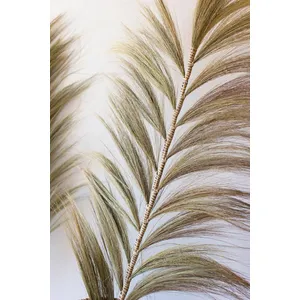 Decorative Palm Fans with Bamboo Stems 2