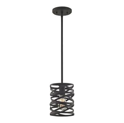 Vorticy 6″ Wide 1-Light Mini Pendant - Oil Rubbed Bronze
