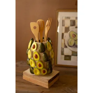 Ceramic Avocados Vase 1