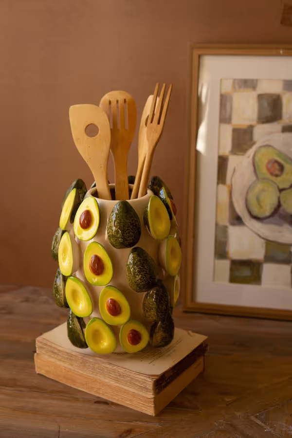 Ceramic Avocados Vase