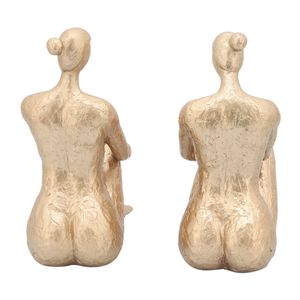 DOUGALPARK SET OF 2 GOLD BOOKENDS 8 (IN) 5