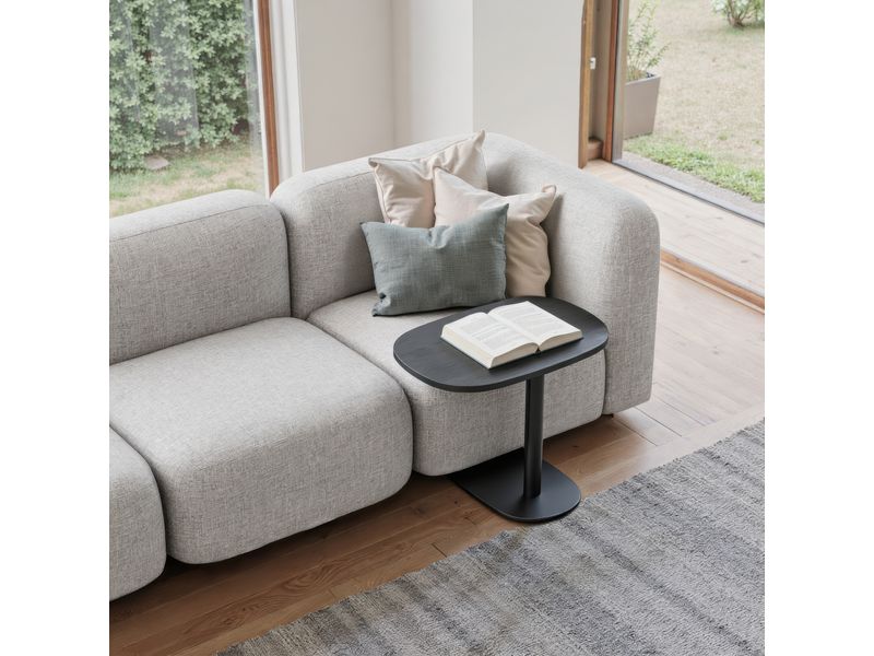 Buddy Adjustable Rotating Side Table Gray 12