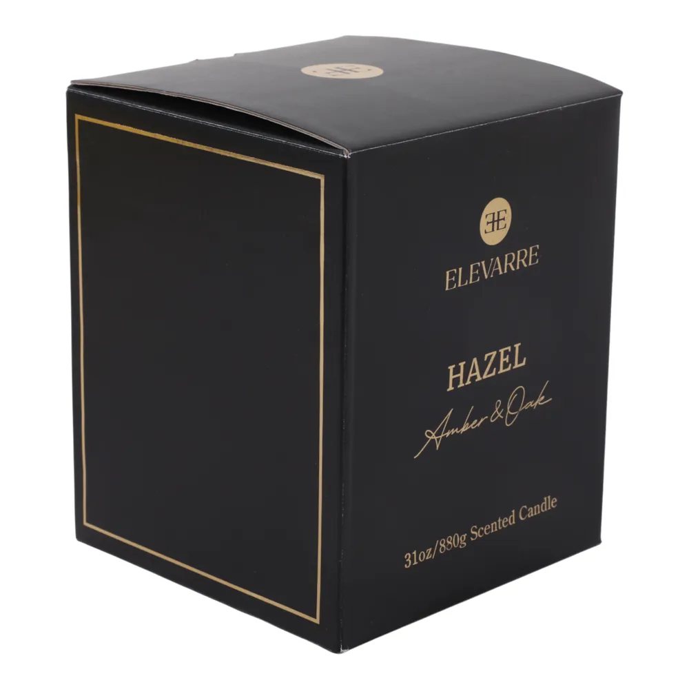 ROWANSTONE HAZEL AMBER & OAK CANDLE 7 (IN)