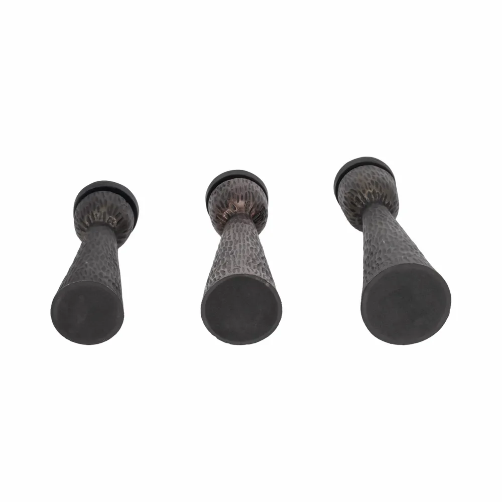 GARNERFORD SET OF 3 BLACK CANDLE HOLDER 16 (IN)
