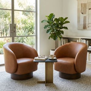 LEOWICK BROWN CHAIR 33 (IN) 9