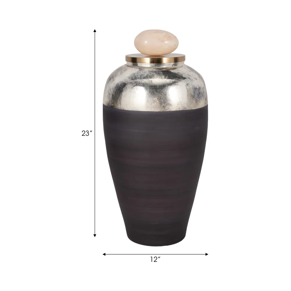 HAMLINRIDGE GRAY JAR 23 (IN)
