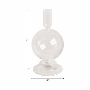 SKYLERCLIFF CLEAR CANDLE HOLDER 7 (IN) 6