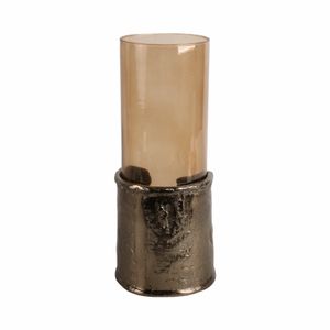 BAXTERMILL BROWN CANDLE HOLDER 15 (IN) 6