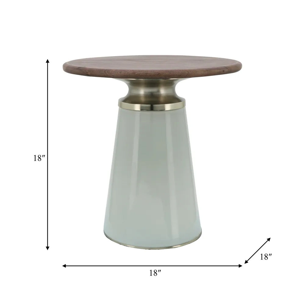 ROWANBURN IVORY TABLE 18 (IN)