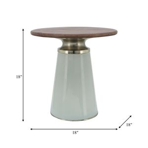 ROWANBURN IVORY TABLE 18 (IN) 7