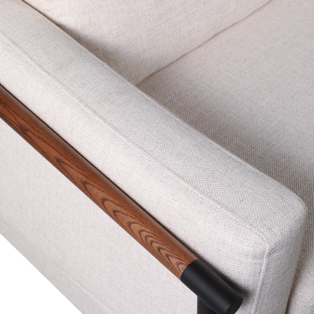 BURTONSHAW GRAY SOFA 34 (IN)