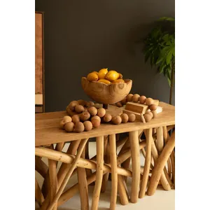 Repurposed Teakwood Branches Rectangle Coffee Table 2