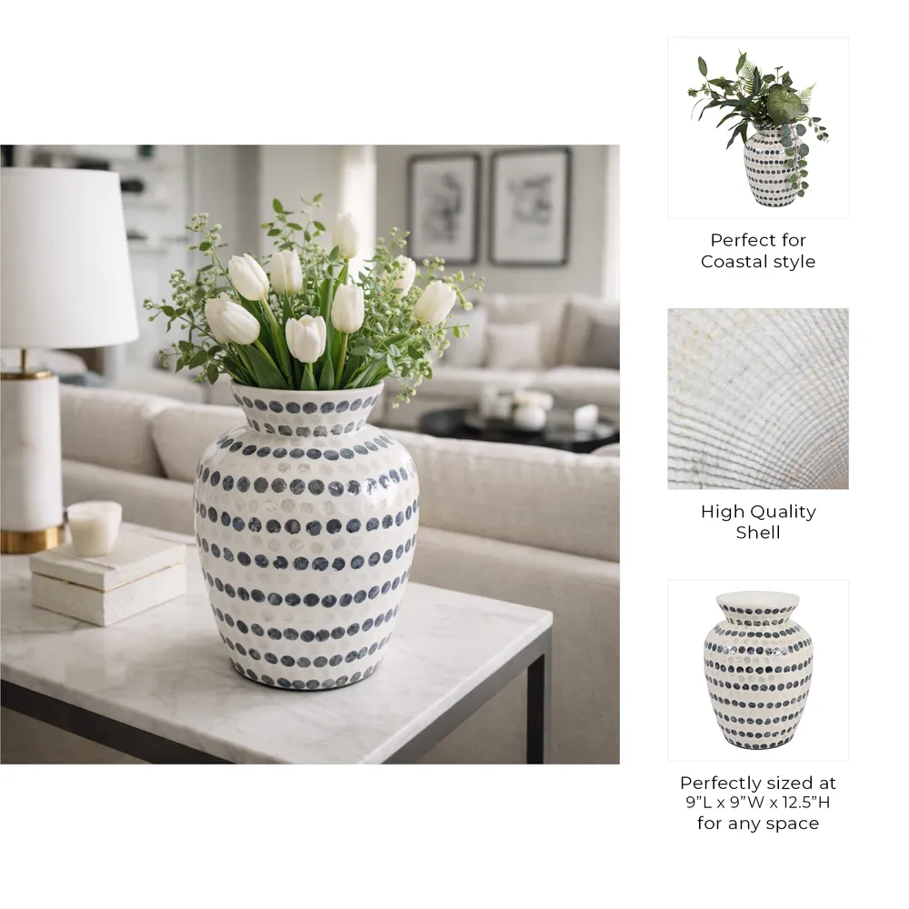 HACKETTBURN BLUE VASE 13 (IN)