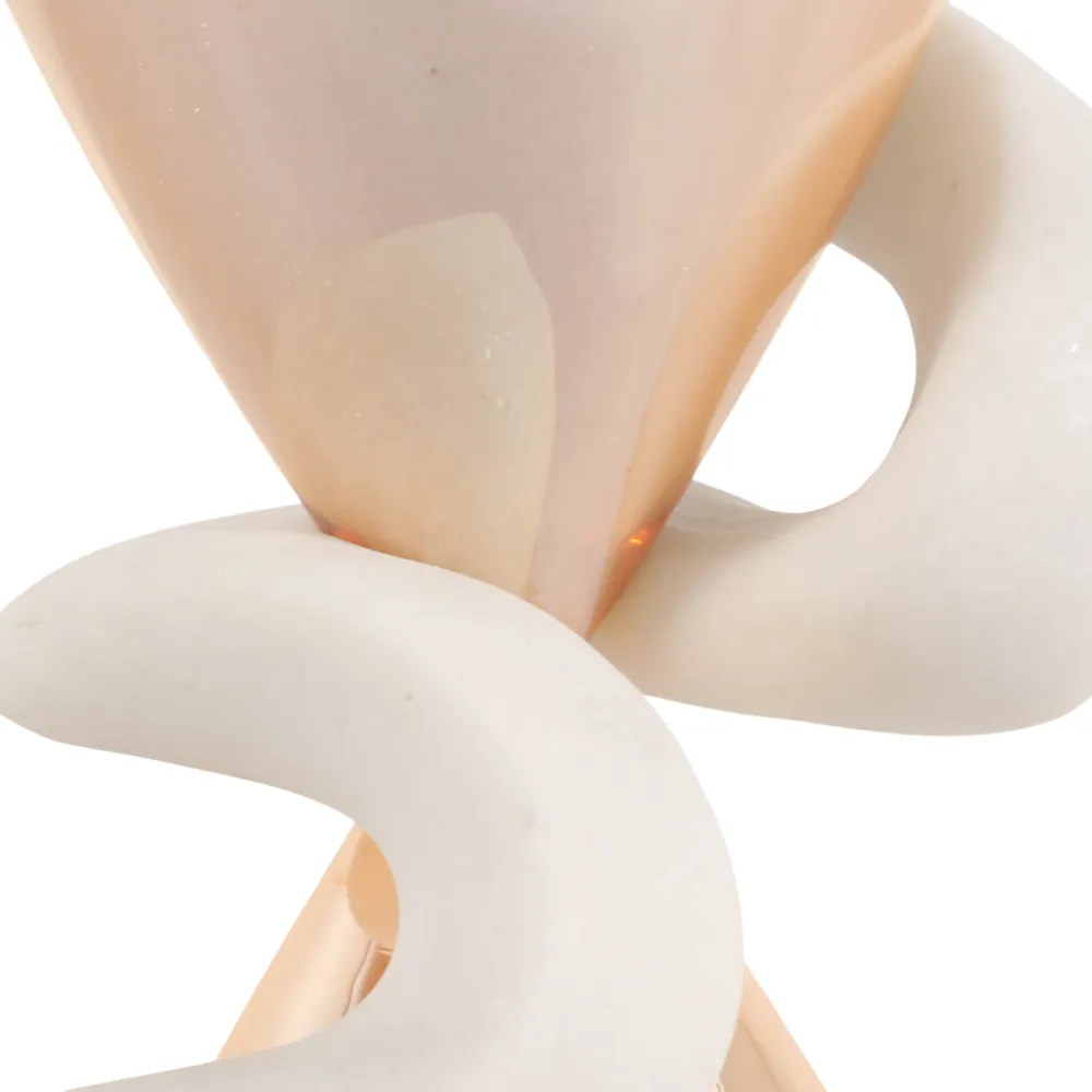 TESSSIDE WHITE HOURGLASS 13 (IN)