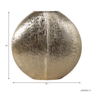 HOLTONMILL GOLD VASE 14 (IN) 9