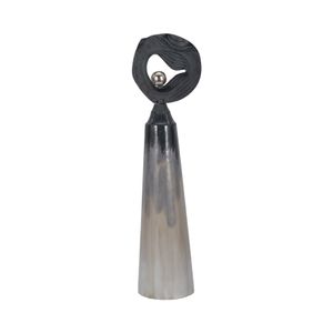 BRAESIDE SILVER GLASS VASE 36 (IN) 5