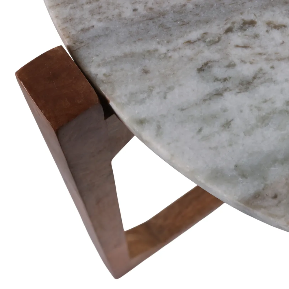 ELWYNOAK IVORY TABLE 22 (IN)