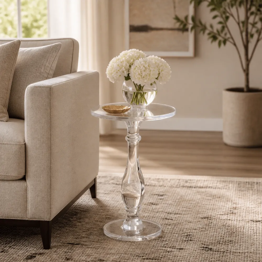 HESTONVIEW CLEAR TABLE 20 (IN)