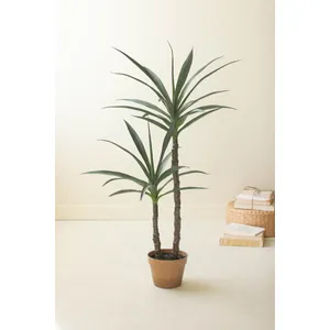Artificial Heneken Plant with Faux Terracotta Pot 1