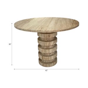 FLEMMINGSIDE WHITE TABLE 30 (IN) 8