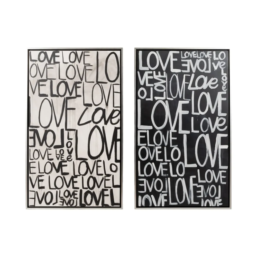 KNOXRIDGE SET OF 2 BLACK ART 59 (IN)