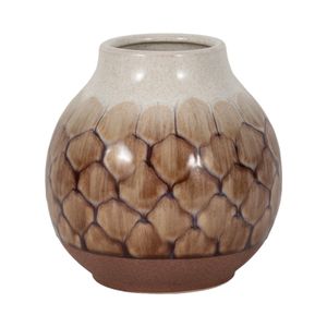 HANKBROOK BROWN VASE 8 (IN) 3