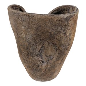 RUSHBROOK BROWN VASE 14 (IN) 6
