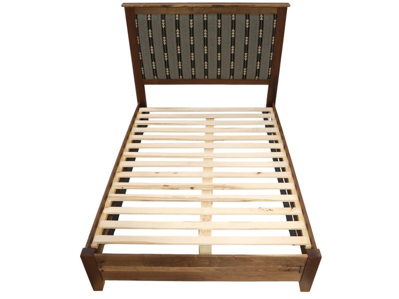 Heartland Upholstered Panel Bed with Rail System - Single - Leather 4