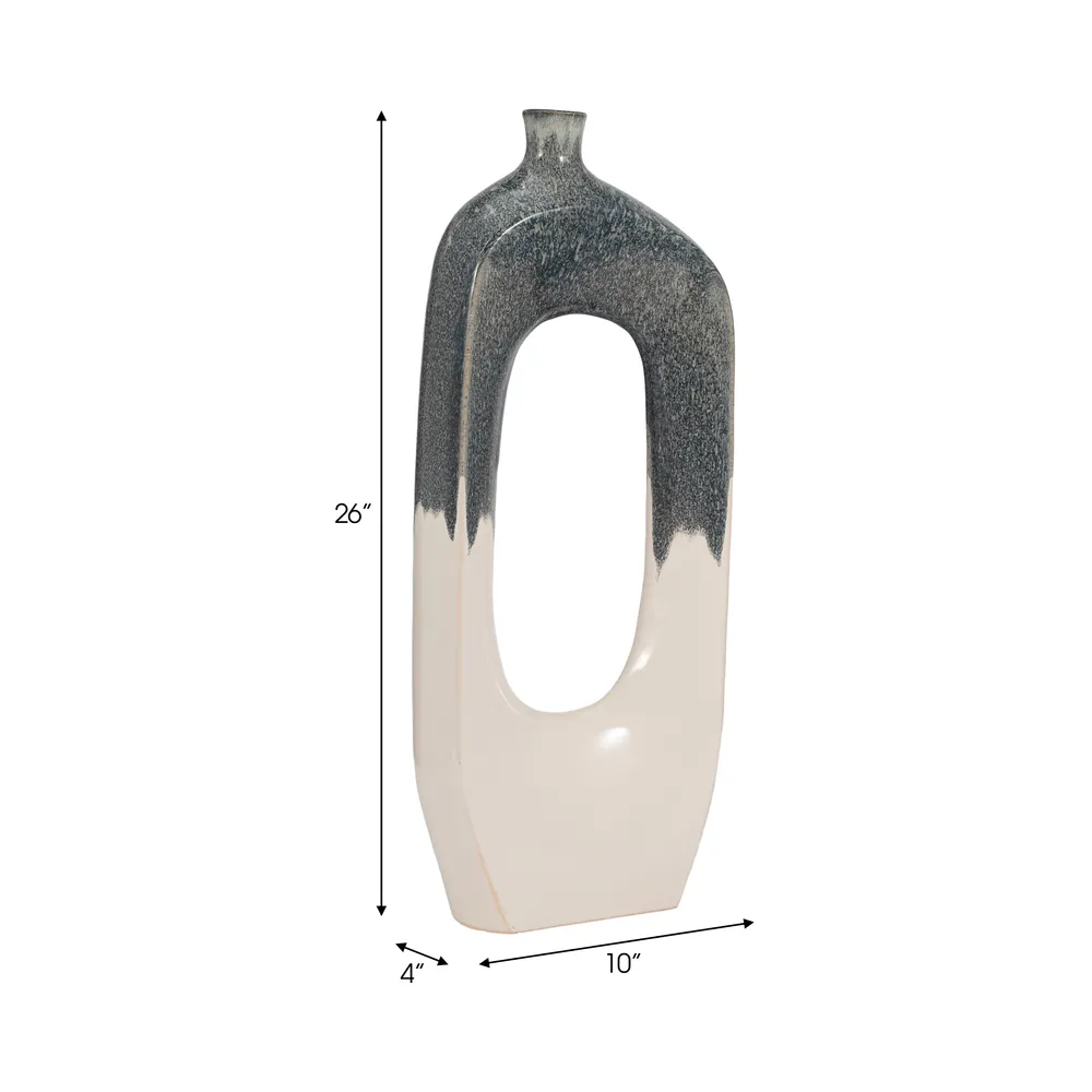 BRICE BLUE VASE 26 (IN)