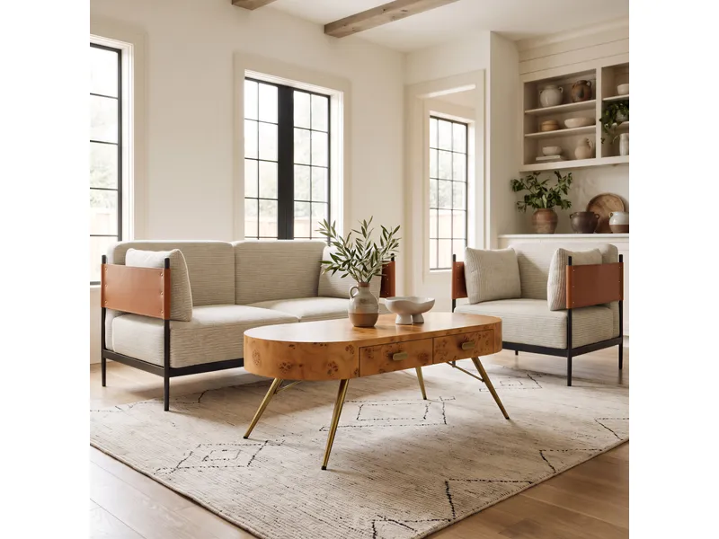 Bangor Coffee Table Brown 2