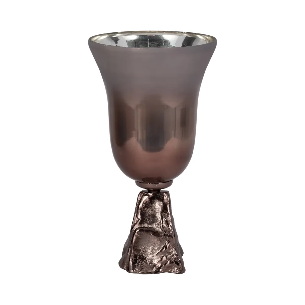 EVANDERCLIFF BRONZE GLASS VASE 15 (IN)