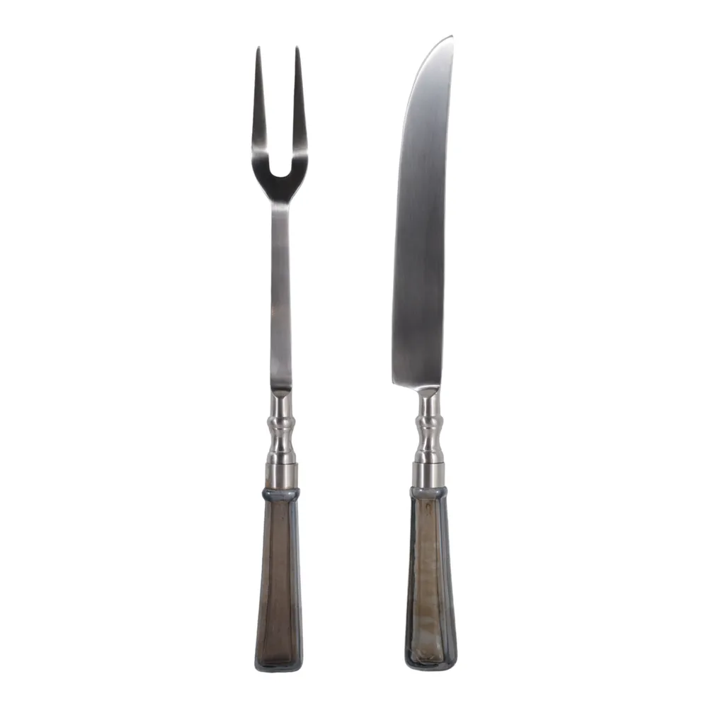 GRAYSONSTONE SET OF 2 SILVER SERVEWARE 1 (IN)