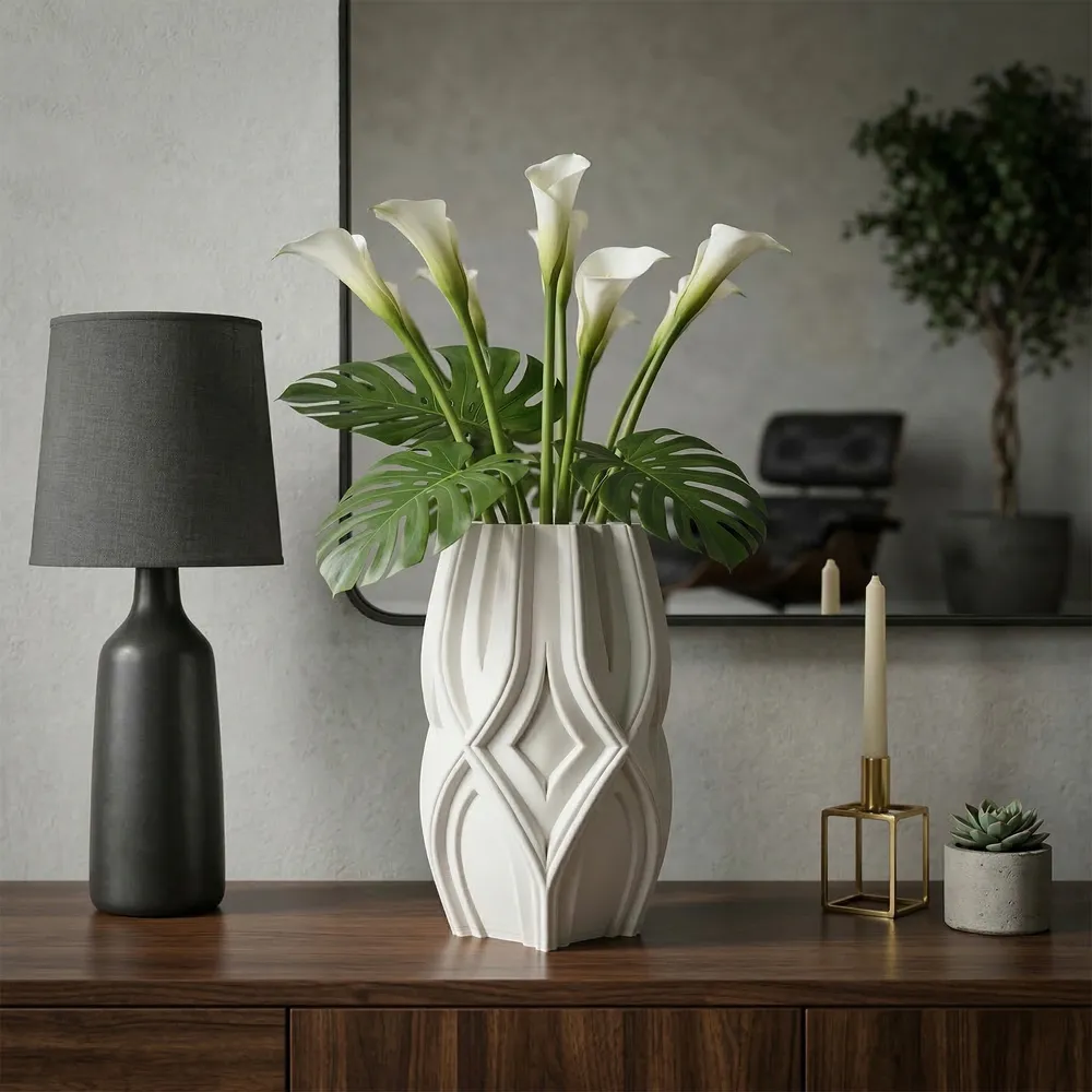 SYLVANBEACH IVORY VASE 14 (IN)