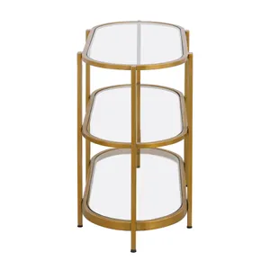 Blain Console Table - Brass 3