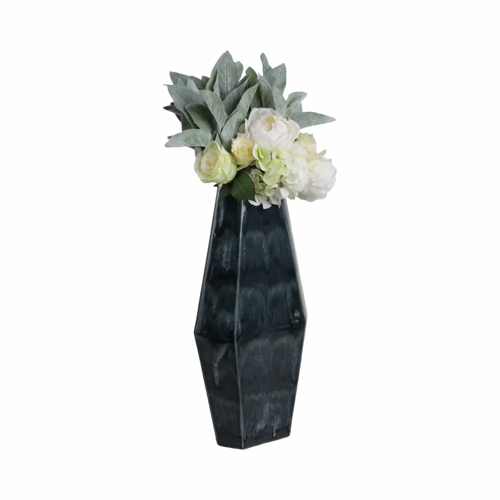 EASTONBURN GREEN VASE 21 (IN)
