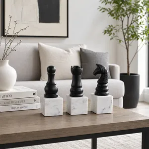 CLEOWOOD SET OF 3 BLACK DECOR 9 (IN) 10