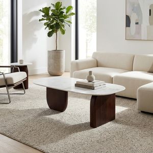 HAYFIELDLAND BROWN COFFEE TABLE 16 (IN) 2