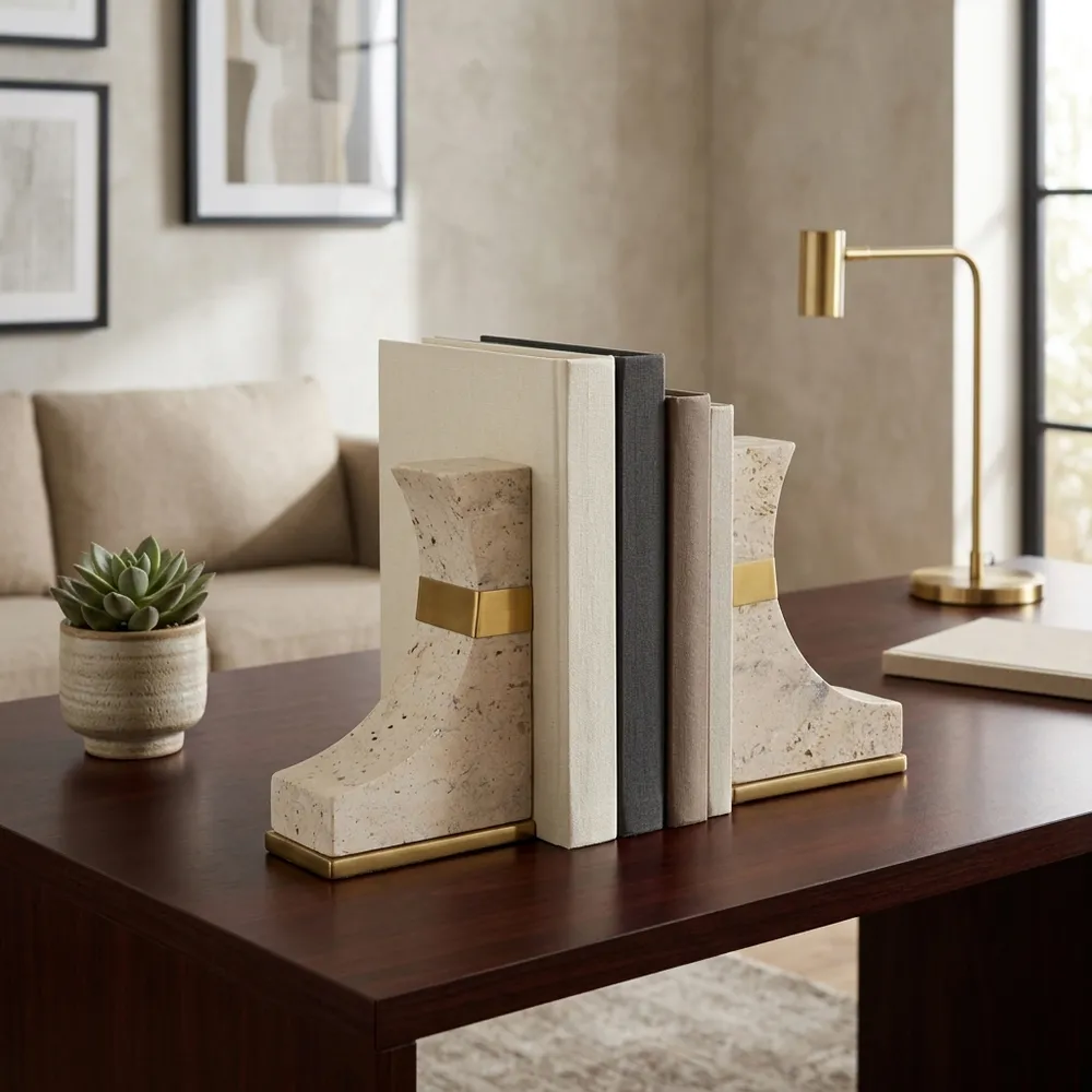 WINTONGATE IVORY BOOKEND 7 (IN)