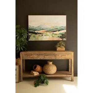 Framed Mountain Landscape Painting 1