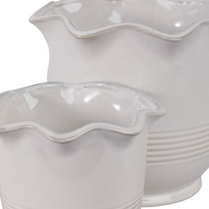 LENNONMOOR SET OF 2 IVORY PLANTER 8 (IN) 7