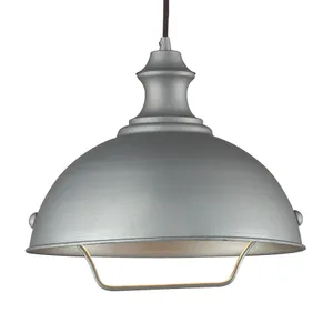 Farmhouse 14'' Wide 1-Light Pendant - Aged Pewter 4