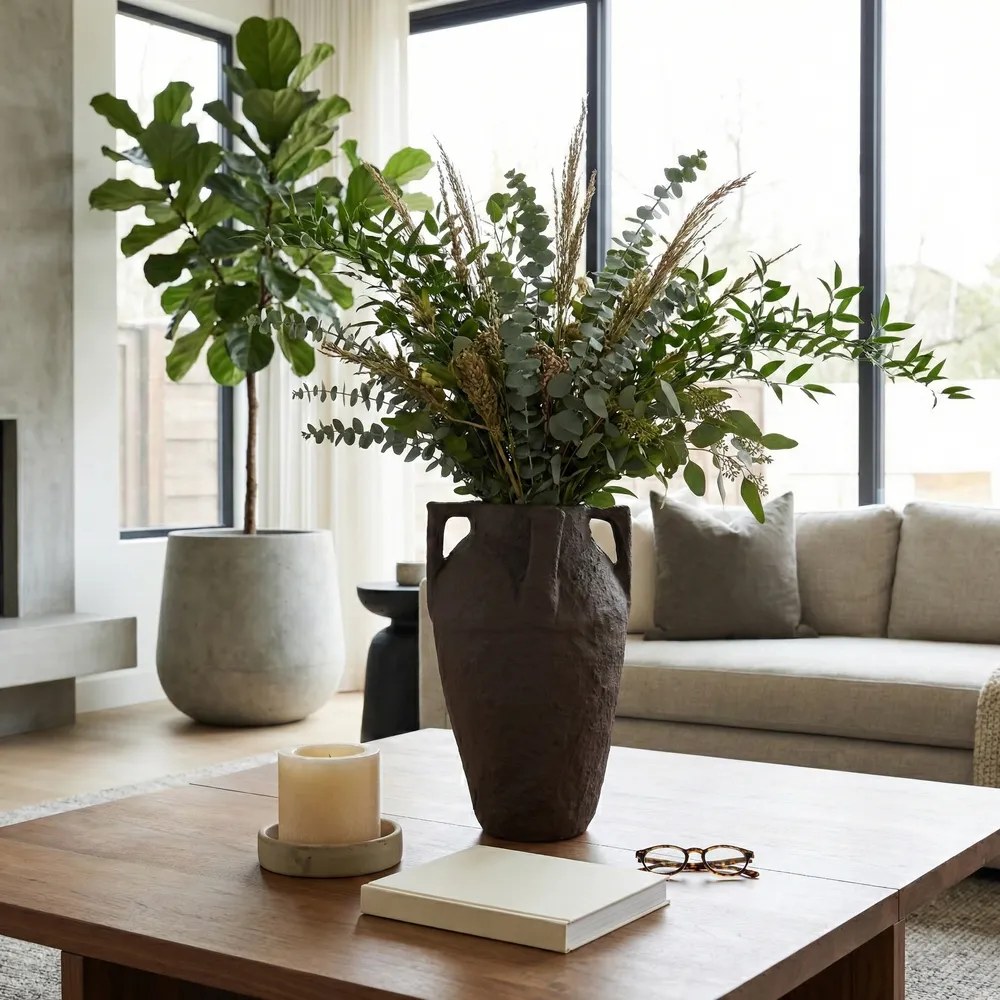 WATSONLAND BROWN VASE 26 (IN)