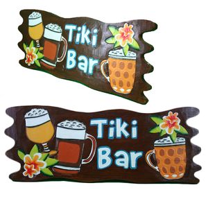 20" TIKI BAR PLAQUE 1