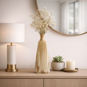 FLORAWELL TAN VASE 16 (IN) 12