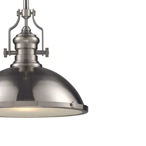 Chadwick 17'' Wide 1-Light Pendant - Satin Nickel 4