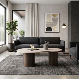 FLINTWICK BROWN COFFEE TABLE 16 (IN) 12