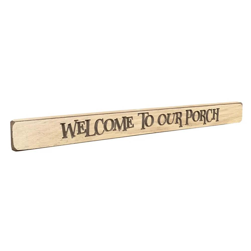 18" USA WELCOME TO OUR PORCH BARNWOOD SI