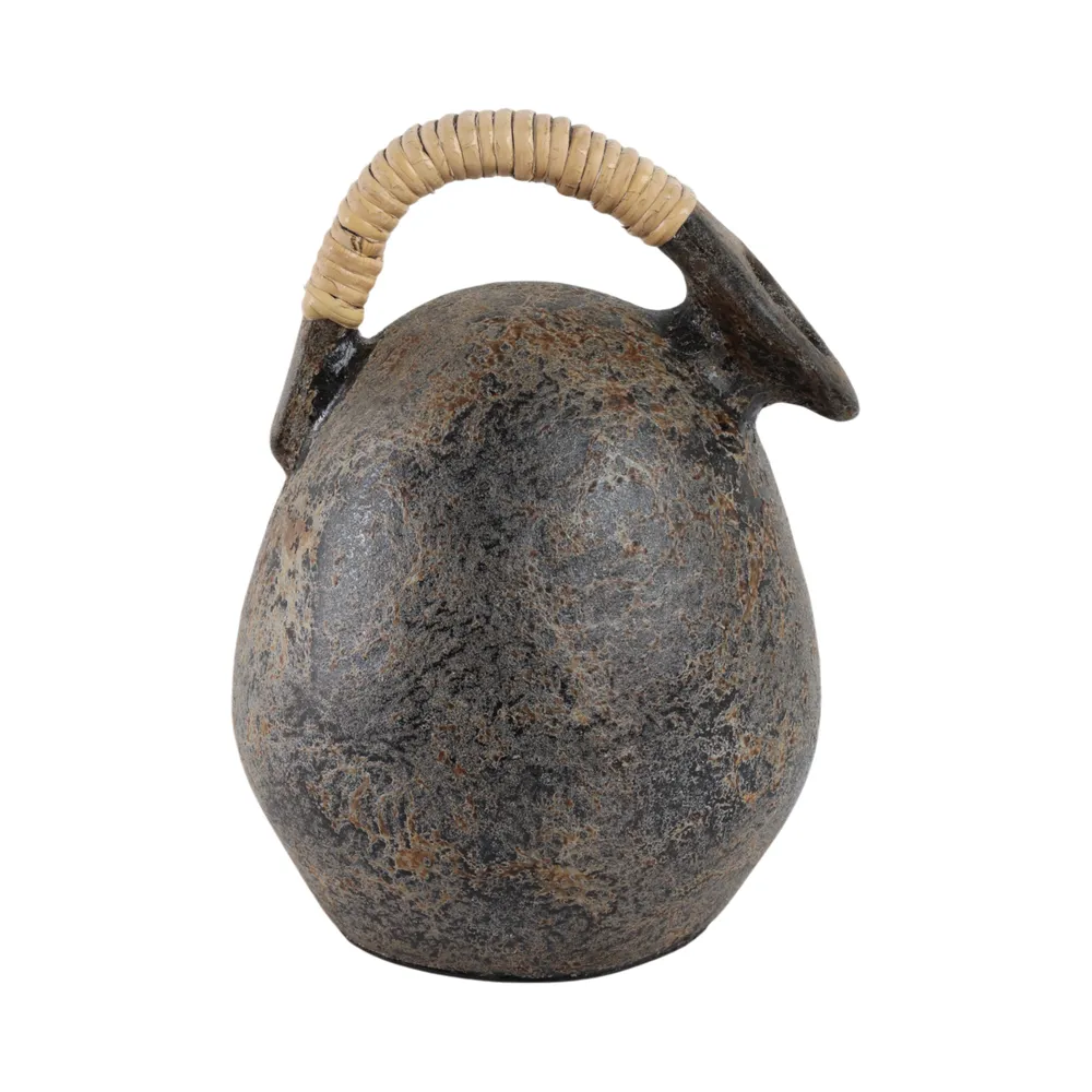 FINNCLIFF GRAY VASE 12 (IN)